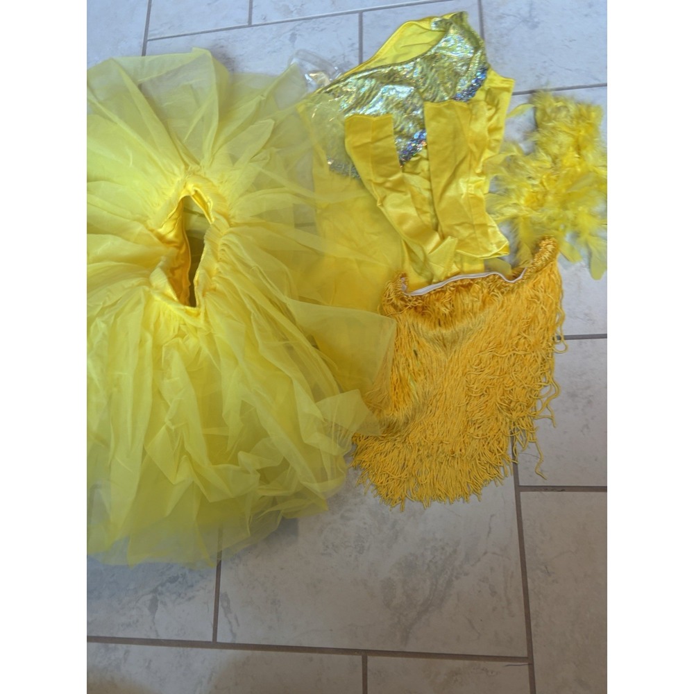 ✨ Costume Gallery Dance‎ Costume Child Medium Yellow